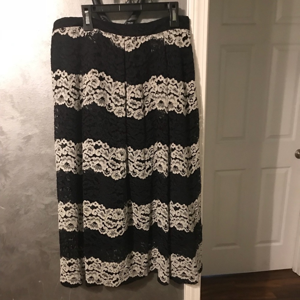Long lace skirt